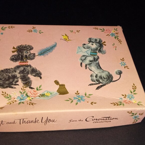 Lot '40s/'50s Era Assorted Greeting Cards-Never Used-67 Pieces + Boxes - Picture 9 of 15